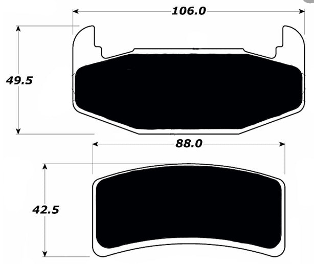 Porterfield Brake Pads for 1991 OLDSMOBILE CUTLASS SUPREME (W BODY)