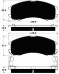 Porterfield Brake Pads for 1992 MAZDA 626 R/Drum