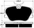 Porterfield Brake Pads for 1988 MERCEDES-BENZ 300D W124