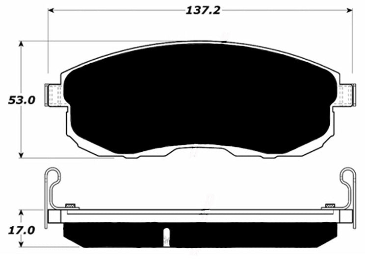 Porterfield Brake Pads for 1993 NISSAN ALTIMA