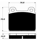 Porterfield Brake Pads for 1967 BMW 2000 CS