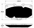 Porterfield Brake Pads for 2002 NISSAN SKYLINE GTT R34