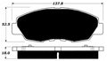 Porterfield Brake Pads for 1997 HONDA ACCORD Sedan 4 Cyl EX