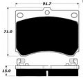 Porterfield Brake Pads for 1998 MERCURY TRACER R/Drums