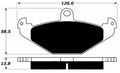 Porterfield Brake Pads for 1997 LOTUS ESPRIT