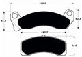 Porterfield Brake Pads for 1992 LINCOLN TOWN CAR Limo, R/Drum Brakes