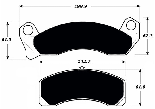Porterfield Brake Pads for 1983 MERCURY MARQUIS Full Size Police