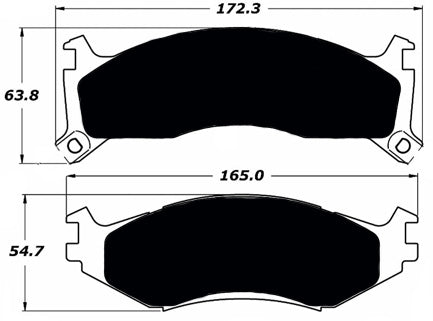 Porterfield Brake Pads for 1994 DODGE SPIRIT R/Drum