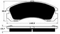 Porterfield Brake Pads for 2013 MITSUBISHI Lancer Ralliart 2.0L Turbo