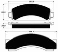 Porterfield Brake Pads for 1990 CHEVROLET C3500 2WD DRW Rear Disc
