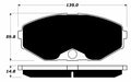 Porterfield Brake Pads for 1995 INFINITI J30