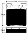 Porterfield Brake Pads for 1996 MERCEDES-BENZ S320 ATE Front Cal