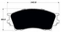 Porterfield Brake Pads for 1998 MAZDA MILLENIA