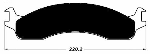 Porterfield Brake Pads for 1998 FORD F250 Pickup 3/4 Ton 2WD 12 x 3 Rear Shoe