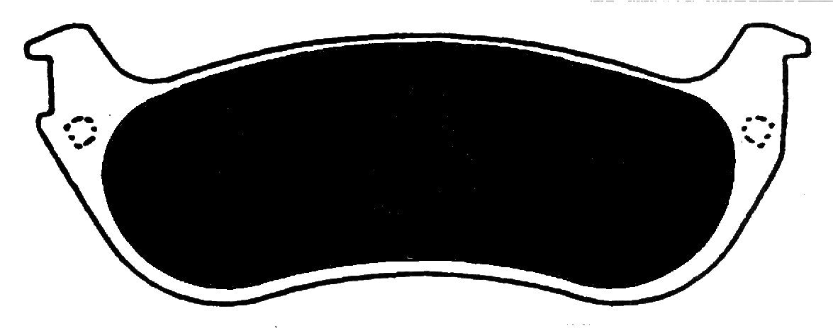 Porterfield Brake Pads for 1999 FORD CROWN VICTORIA