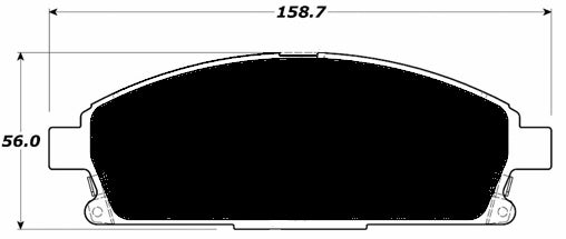 Porterfield Brake Pads for 2001 NISSAN PATHFINDER