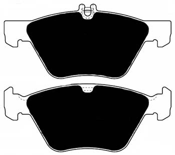 Porterfield Brake Pads for 2001 MERCEDES-BENZ CLK430