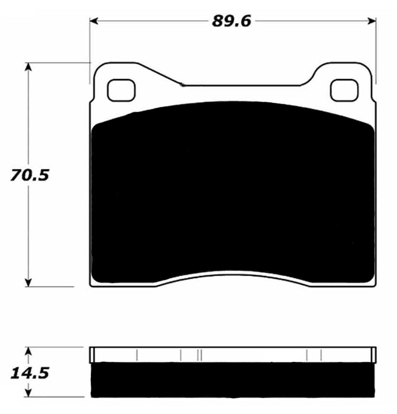 Porterfield Brake Pads for 1981 FERRARI 512 BB