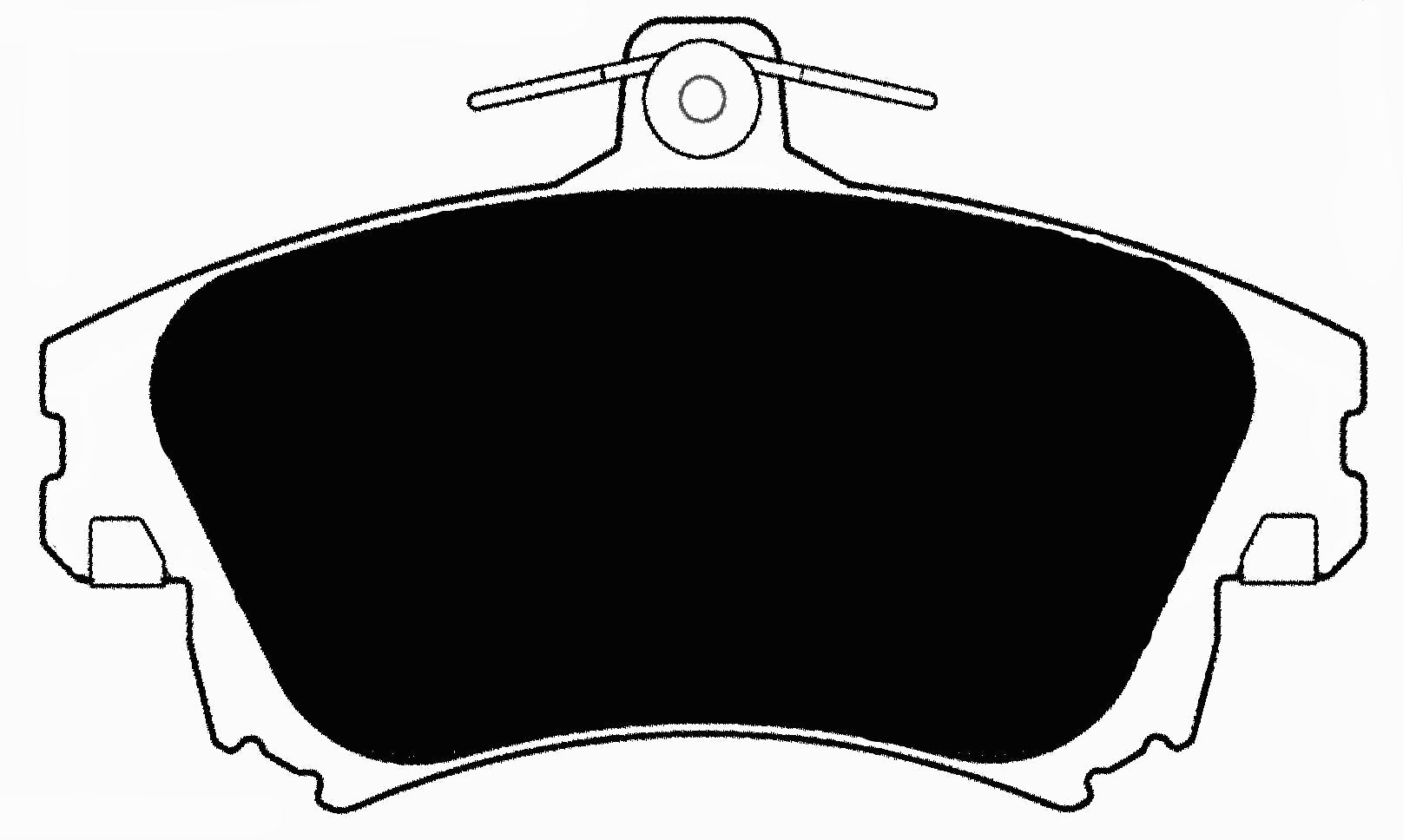 Porterfield Brake Pads for 2000 VOLVO V40