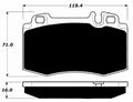 Porterfield Brake Pads for 2005 MERCEDES-BENZ S500