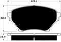 Porterfield Brake Pads for 2001 MAZDA MIATA Hard/Sport Susp.