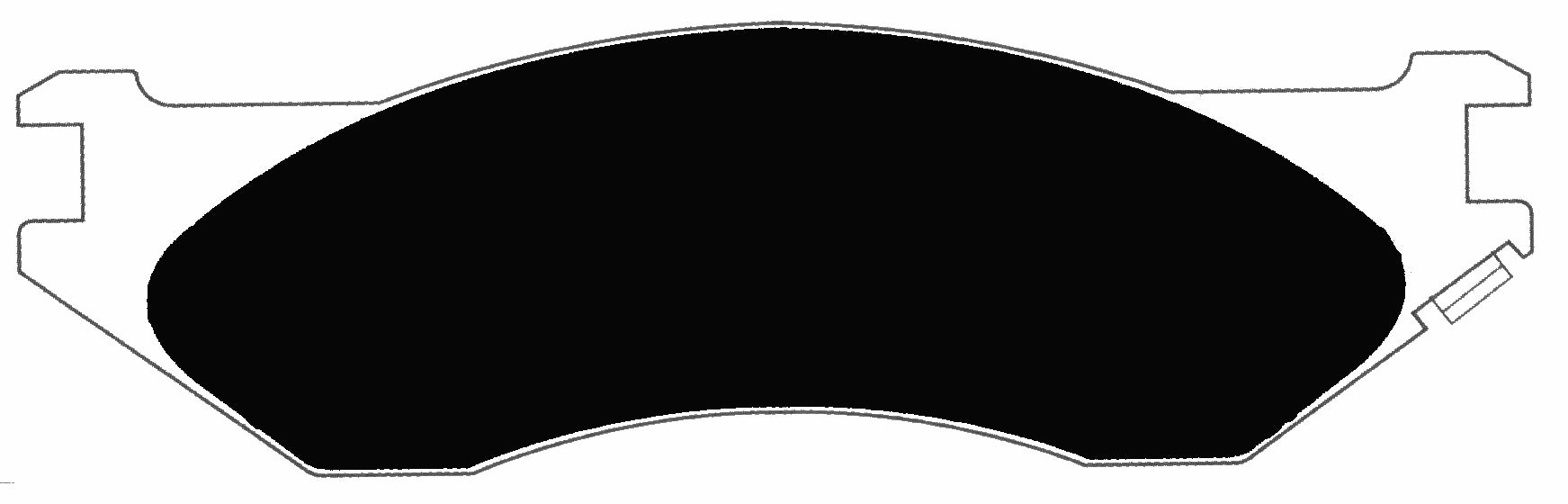 Porterfield Brake Pads for 2004 DODGE RAM 1500 2WD