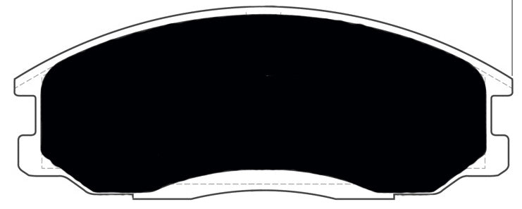 Porterfield Brake Pads for 2000 HYUNDAI SANTA FE V6 2WD