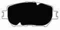 Porterfield Brake Pads for 2003 TOYOTA CAMRY Made in Japan