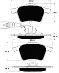 Porterfield Brake Pads for 2007 VOLKSWAGEN PASSAT 4-Motion 3.6L