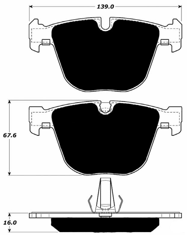 Porterfield Brake Pads for 2009 BMW 760Li