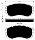 Porterfield Brake Pads for 2005 HYUNDAI TIBURON exc 6 speed M/T