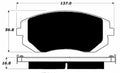 Porterfield Brake Pads for 2005 SUBARU IMPREZA SEDAN RS