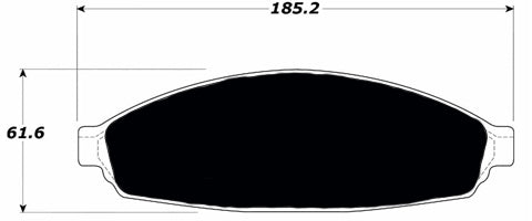 Porterfield Brake Pads for 2009 MERCURY GRAND MARQUIS