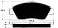 Porterfield Brake Pads for 2006 HONDA CIVIC Sedan Hybrid