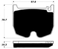 Porterfield Brake Pads for 2006 MERCEDES-BENZ SL600