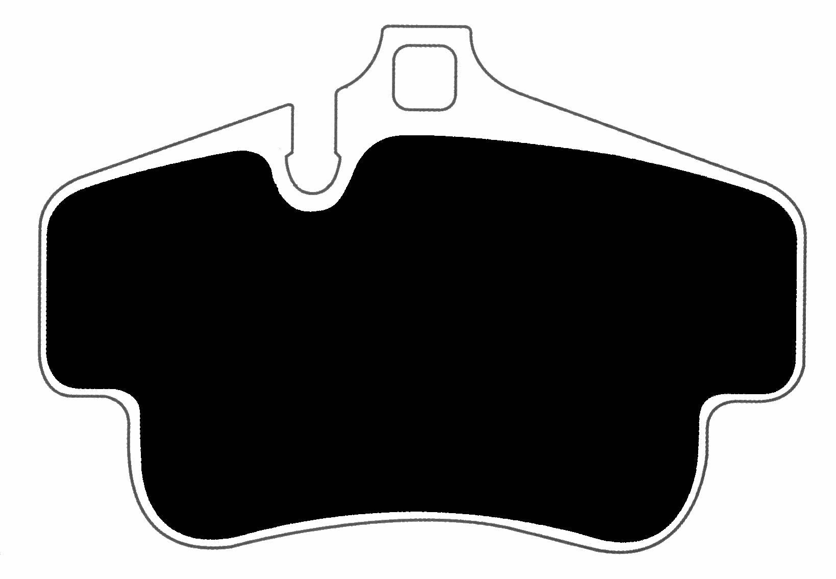 Porterfield Brake Pads for 2010 PORSCHE Boxster S w/Ceramic Discs