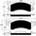 Porterfield Brake Pads for 1970 CHEVROLET CHEVELLE w/Front Discs