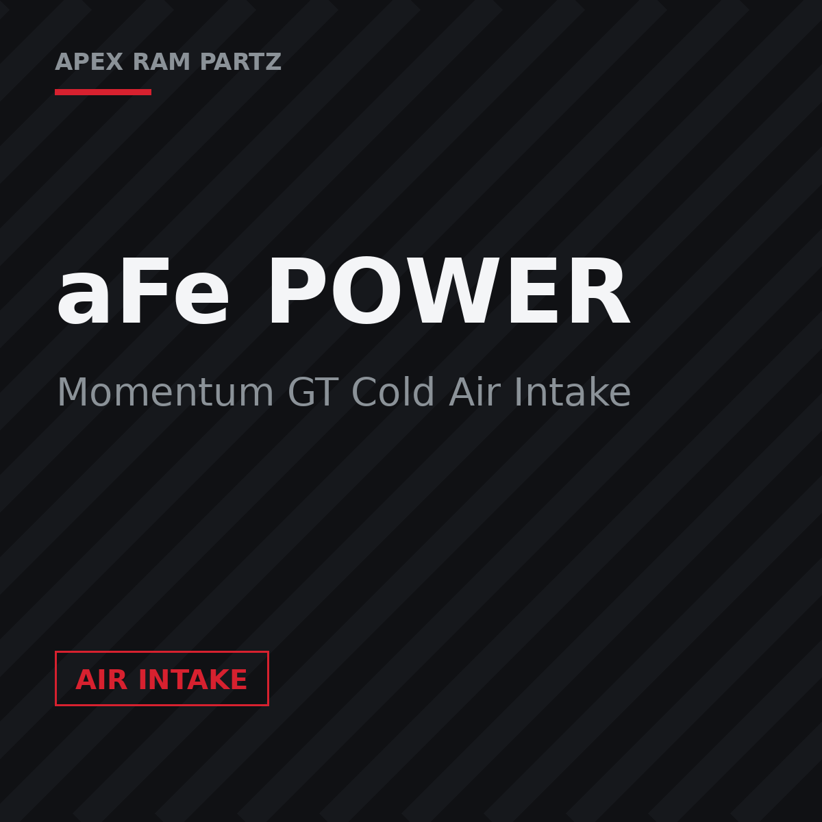 aFe Momentum GT Cold Air Intake