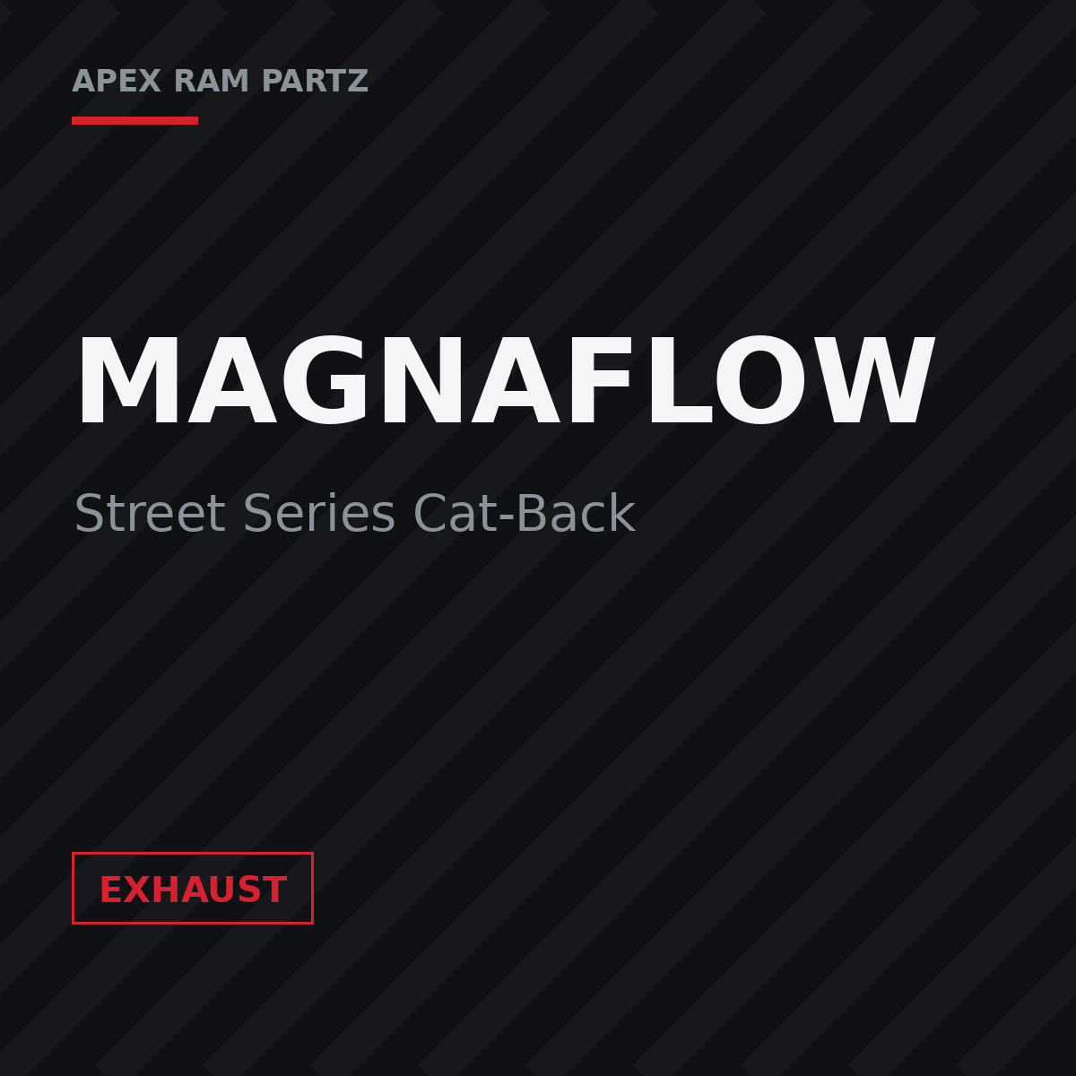 MagnaFlow Street Series Cat-Back