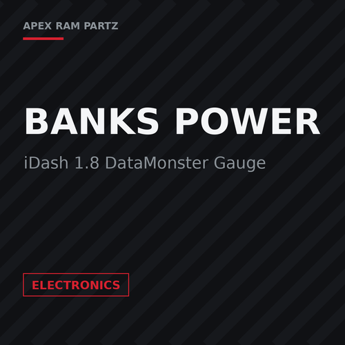 Banks iDash 1.8 DataMonster Gauge