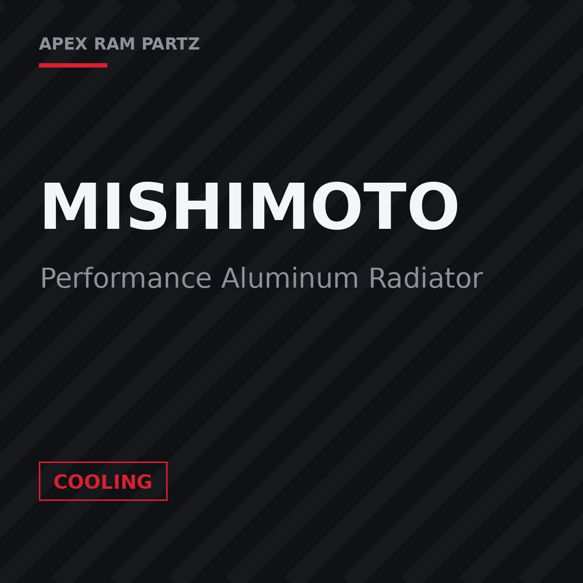Mishimoto Performance Aluminum Radiator