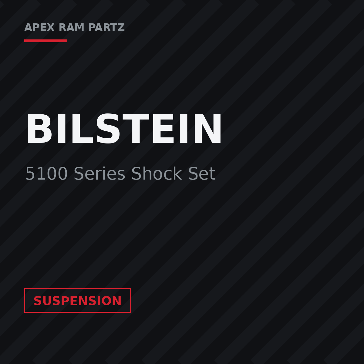 Bilstein 5100 Series Shock Set
