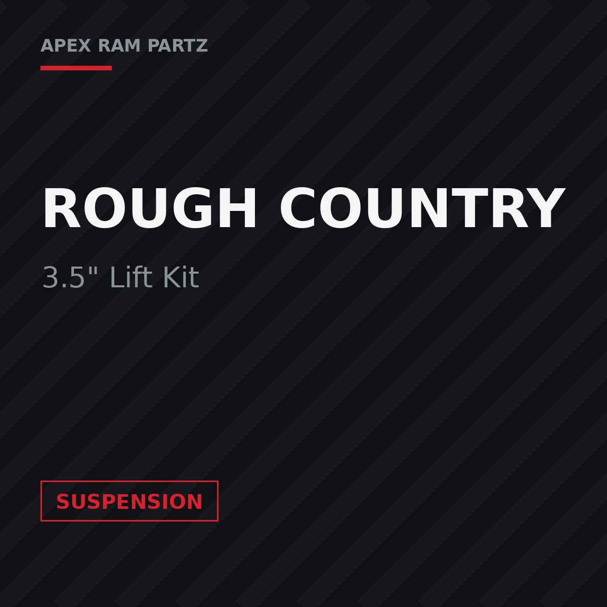 Rough Country 3.5 inch Lift Kit