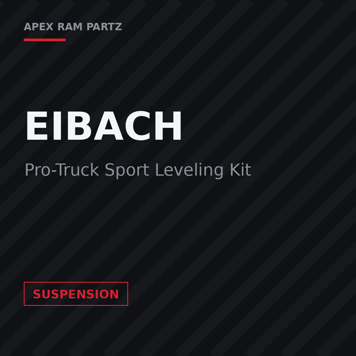 Eibach Pro-Truck Sport Leveling Kit