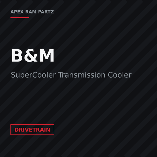 B&M SuperCooler Transmission Cooler Kit