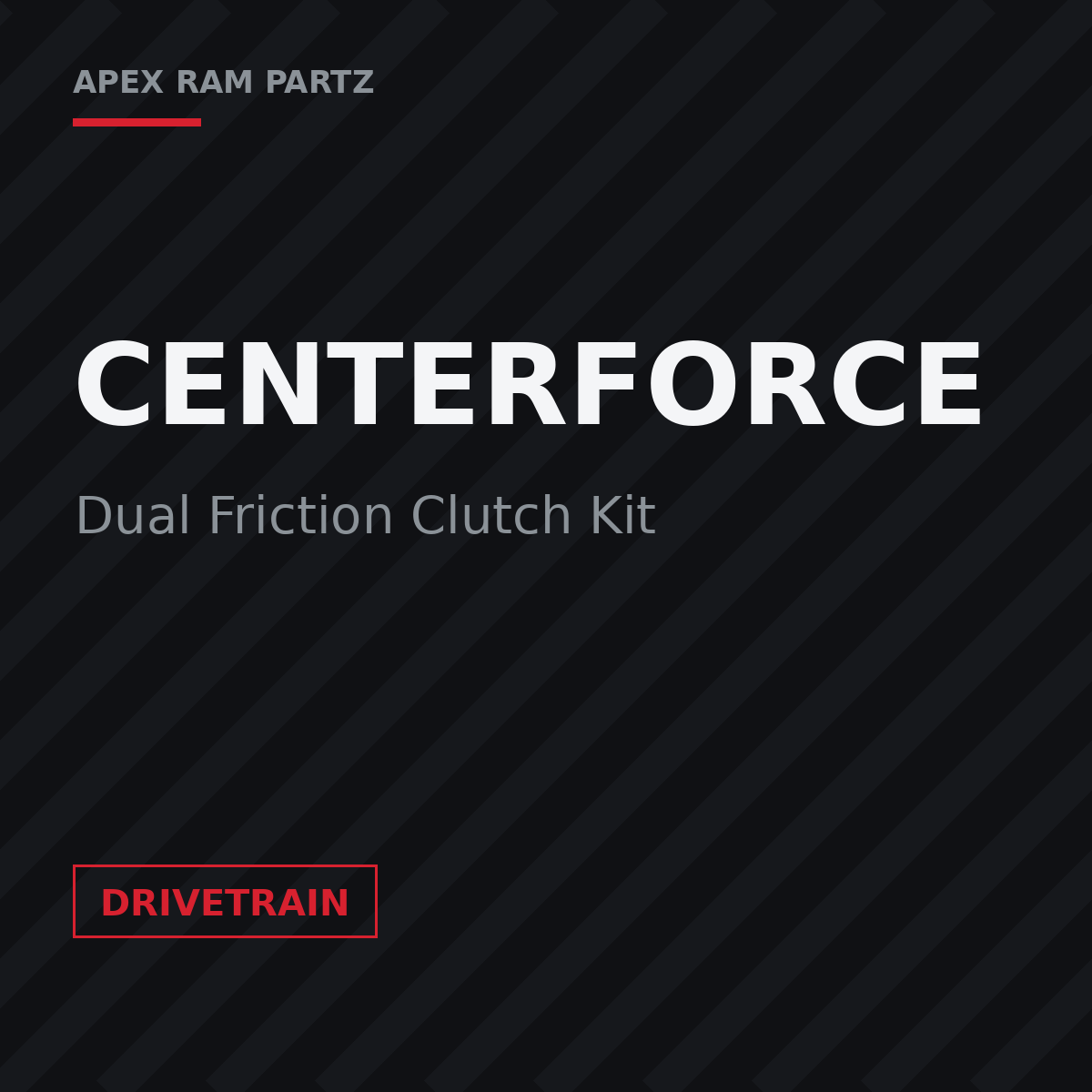 Centerforce Dual Friction Clutch Kit