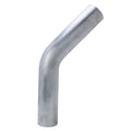 HPS Performance Products HPS 4-1/2" OD 45 Degree Bend 6061 Aluminum Elbow Pipe Tubing w/ 6" CLR