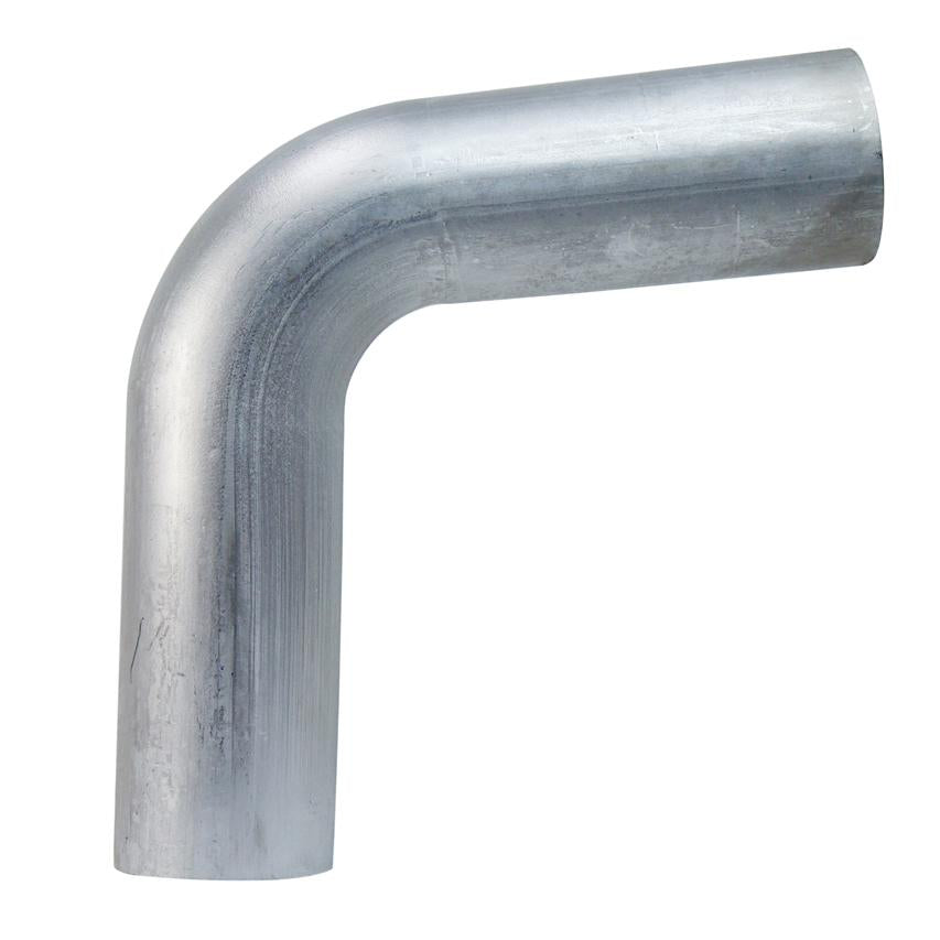 HPS Performance Products HPS 2-3/4" OD 80 Degree Bend 6061 Aluminum Elbow Pipe Tubing 16 Gauge w/ 4-5/16" CLR