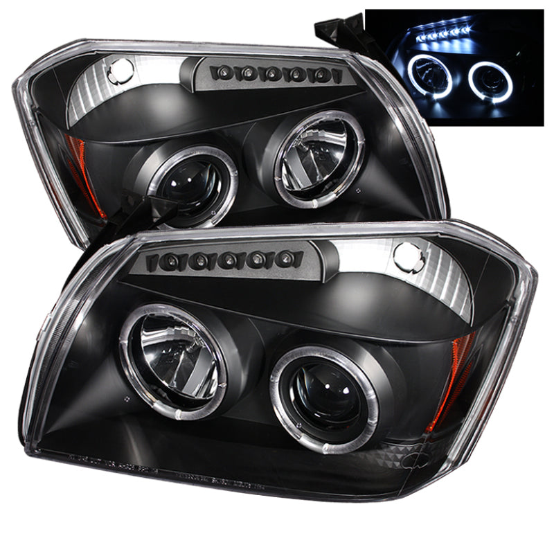 Spyder Dodge Magnum 05-07 Projector Headlights LED Halo LED Blk (Not Included) PRO-YD-DMAG05-LED-BK 5009876