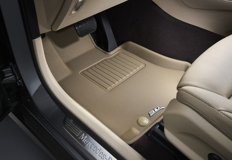 3D MAXpider 2016-2019 Mazda/Fiat Mx-5 Miata/124 Spider Kagu 1st Row Floormat - Tan L1MZ05511502